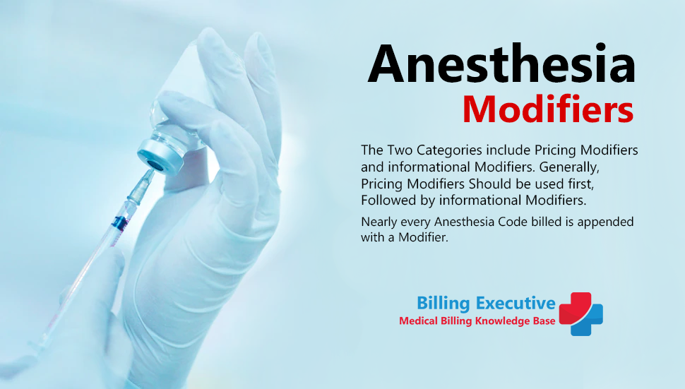23 unusual Anesthesia modifiers and when to use them