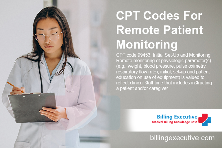 CPT Codes For Remote Patient Monitoring(RPM)